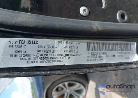 2020 Dodge Challenger R/T from USA, damaged, VIN 2C3CDZBT5LH142703